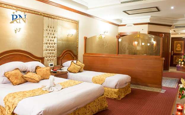انواع اتاق‌ های هتل لوکس قصر طلایی مشهد